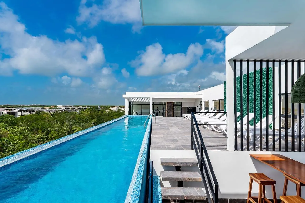 Top Location, Rooftop Pool And Gym With Jungle View, Elle Tulum Apartment