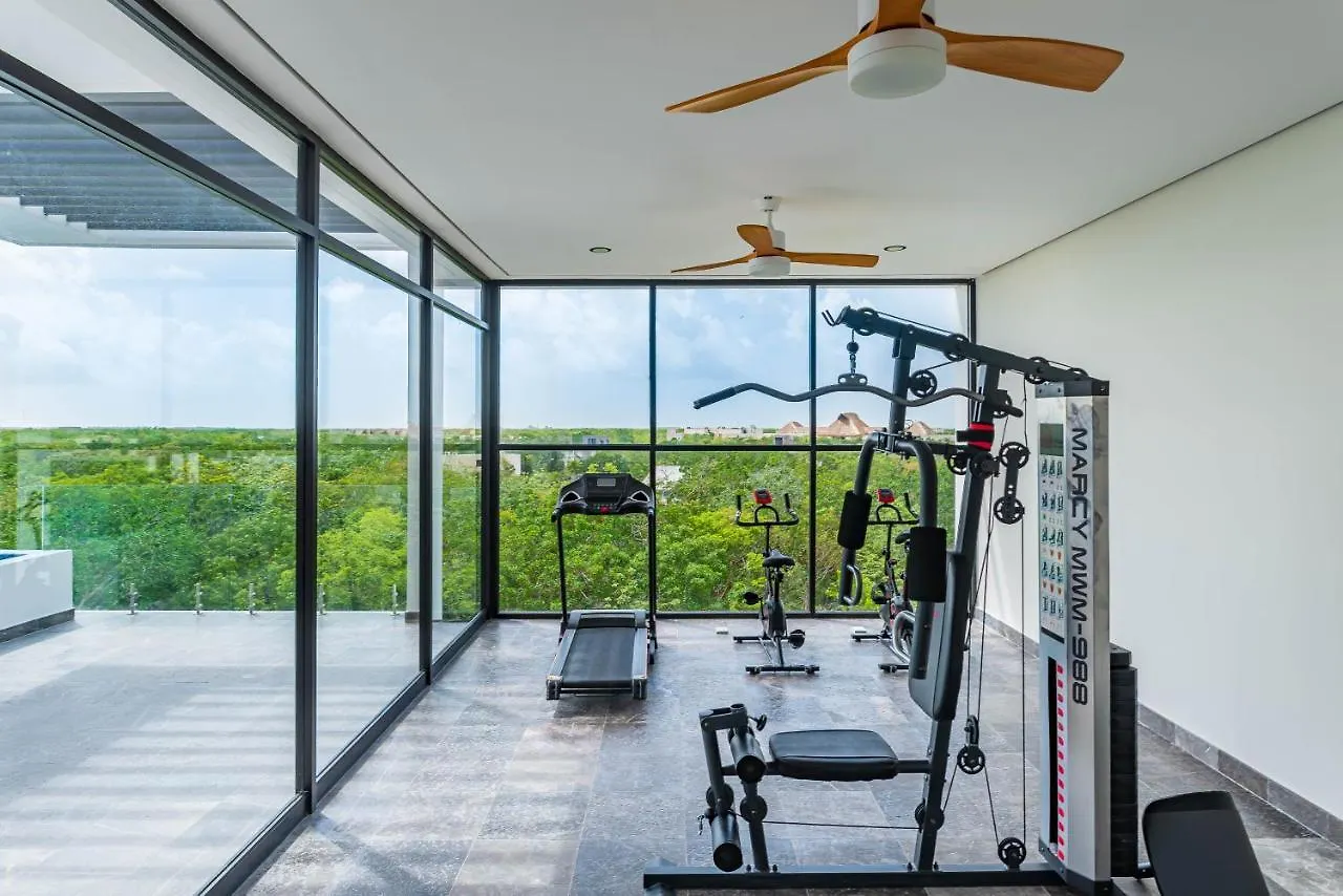 Top Location, Rooftop Pool And Gym With Jungle View, Elle Tulum Apartment Mexico